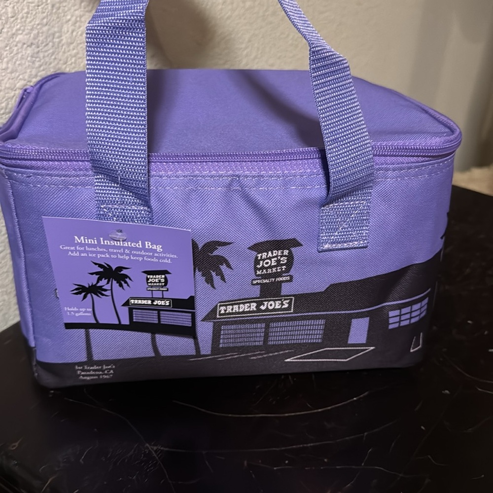 Trader Joe’s Purple Mini insulated bag